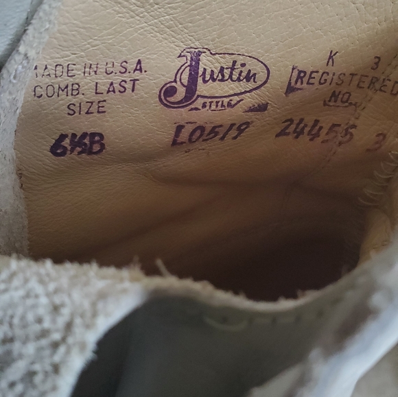 Vintage Justin‎ Leather Women's Boots. - Picture 15 of 17